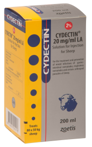 Cydectin 20 mg/ml Long Acting Injection Sheep